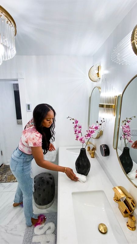 Bathroom refresh and styling. 
As the weekend is approaching, it’s time to think of those places in your home that needs some TLC and my bathroom is a space I take pride in making sure it’s clean, smells nice and well decorated.


#LTKItBag #LTKStyleTip #LTKHome