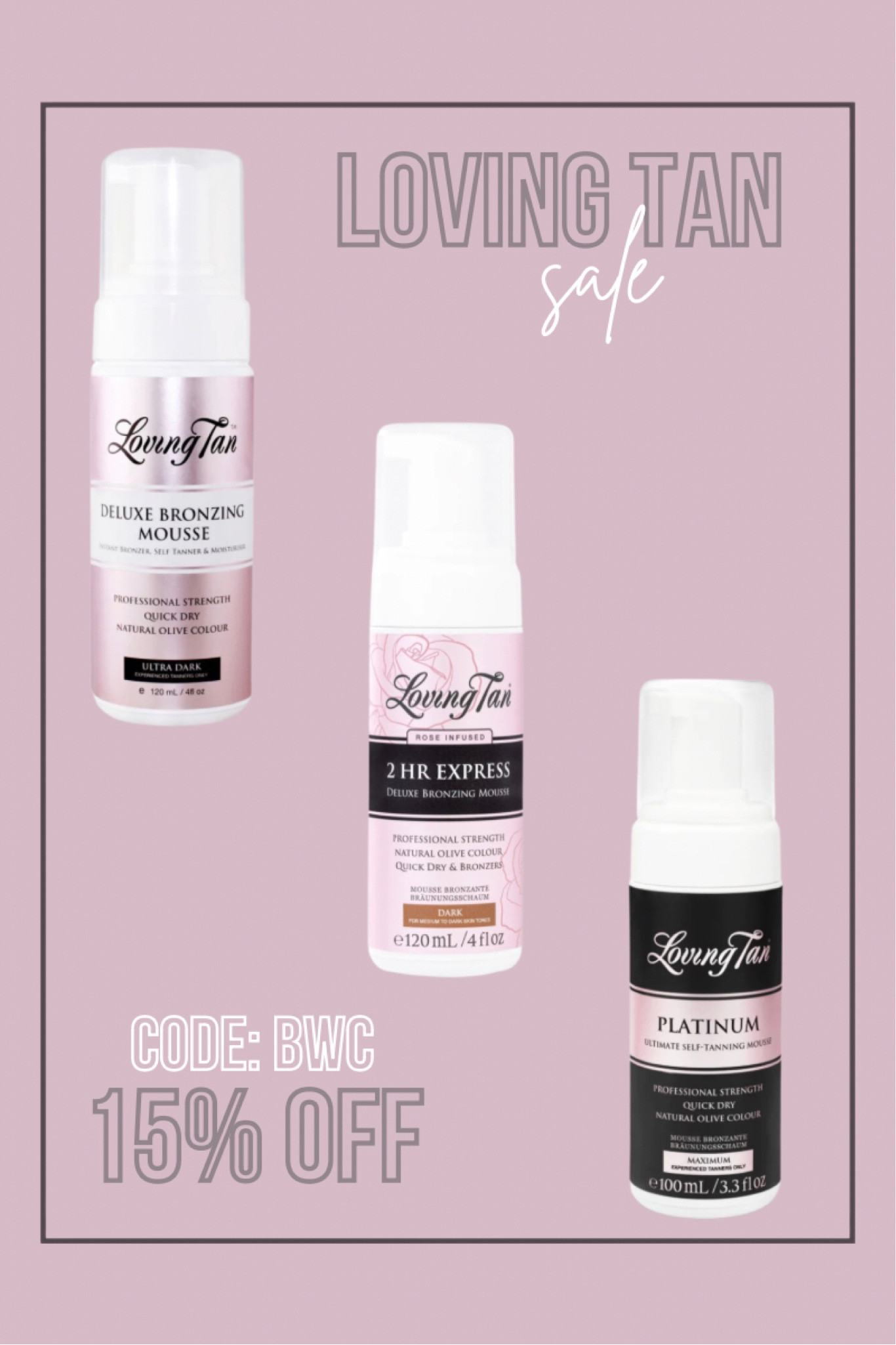 Not a drill!! My favorite tanning mousse! I’ve used all of these and love them. I get the dark or ultra dark!
Minimal smell!!!

Code: BWC for 15% off
Now through 5/14

#LTKbeauty #LTKSeasonal #LTKsalealert