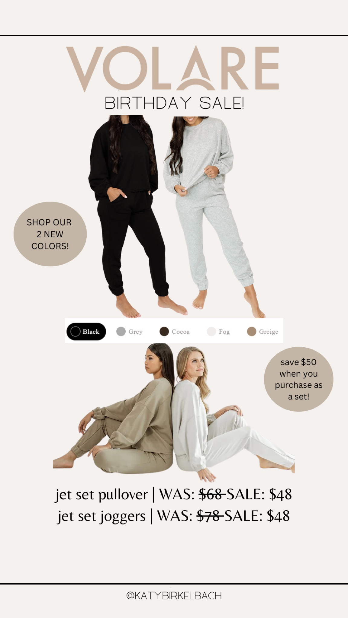 Volare is having a birthday sale & our new color jet sets are apart of it!!! Run now to get yours! 🏃‍♀️🏃‍♀️🏃‍♀️

#LTKsalealert #LTKfitness #LTKSpringSale