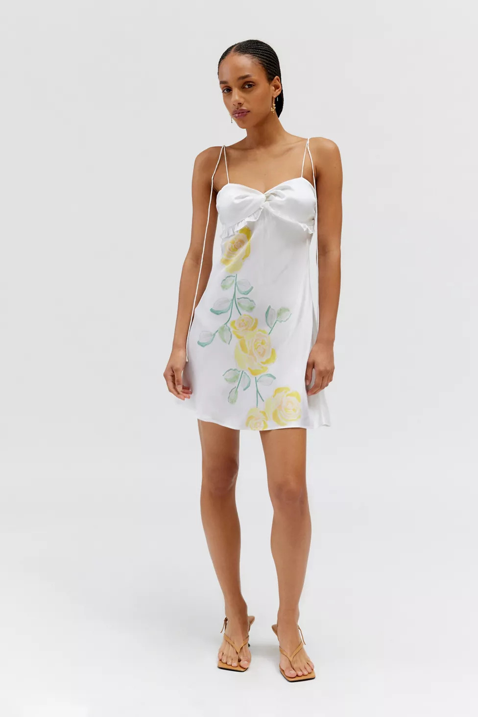 For Love & Lemons Millie Floral Mini Dress | Urban Outfitters (US and RoW)