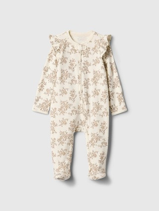 Baby First Favorites Supima® Footed One-Piece | Gap (US)