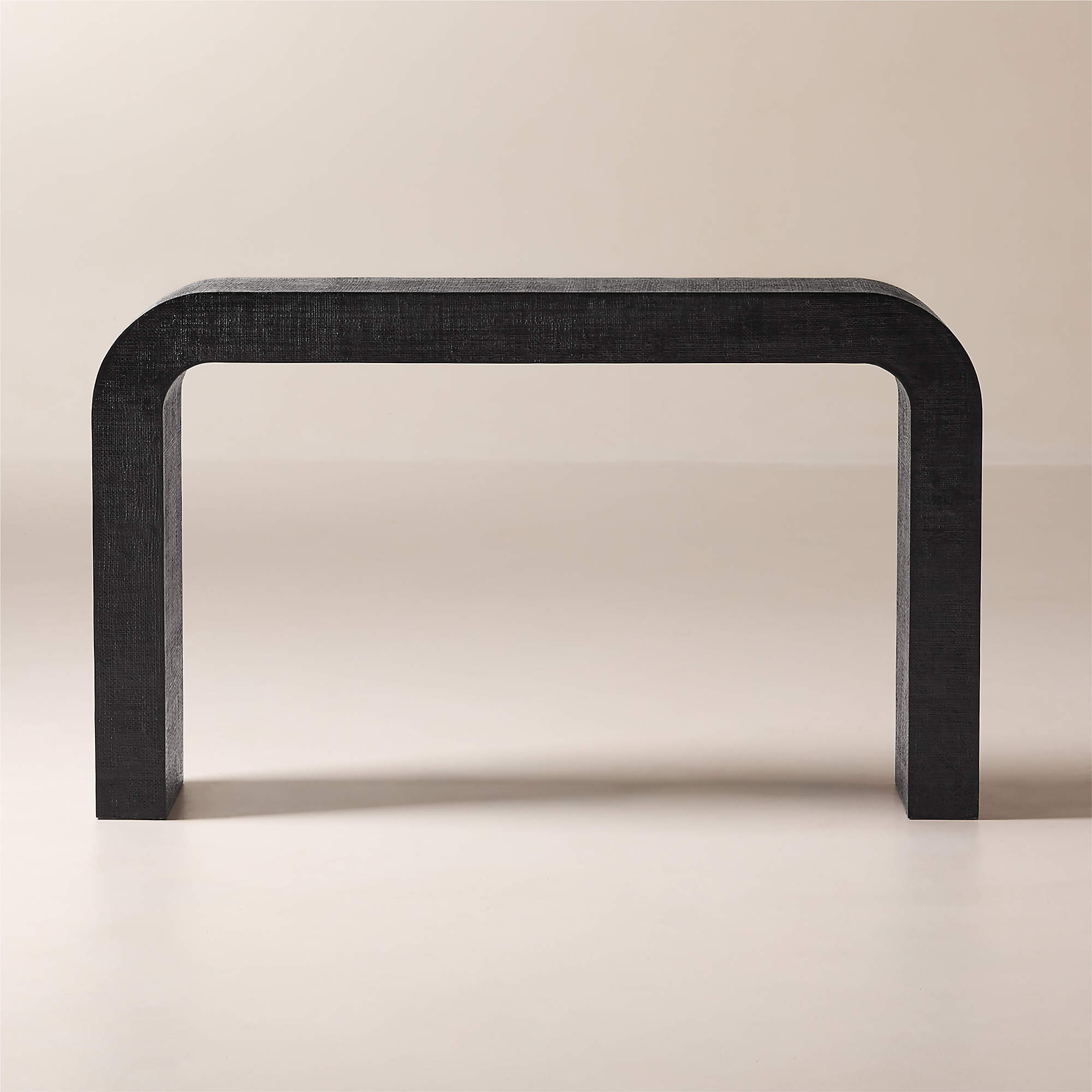 Crescent 52" Ivory Resin Console Table + Reviews | CB2 | CB2