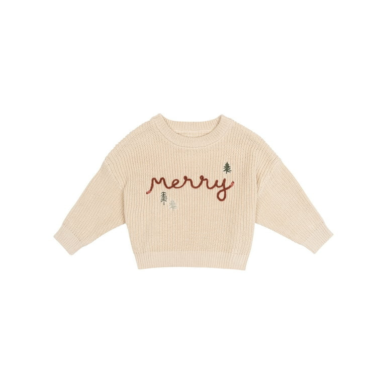 Modern Moments by Gerber Baby Boy Sibling Matching Sweater, Sizes 0/3 Months - 24 Months | Walmart (US)