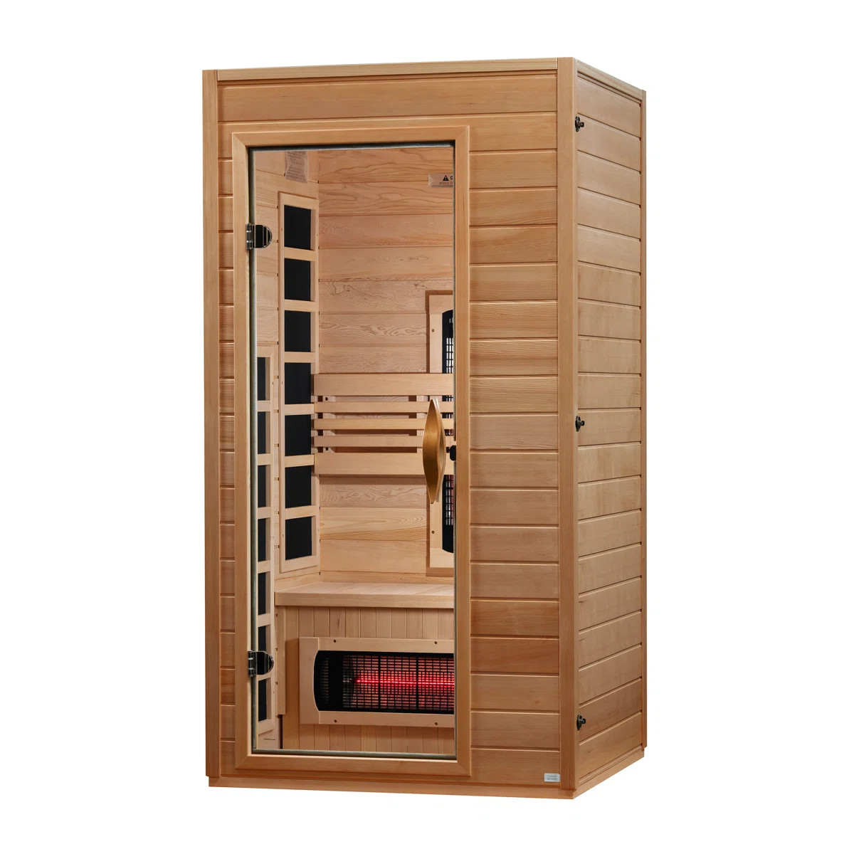 Dynamic Martin 1-2 Person Full Spectrum Near Zero Emf Far Ir Sauna | Wayfair North America