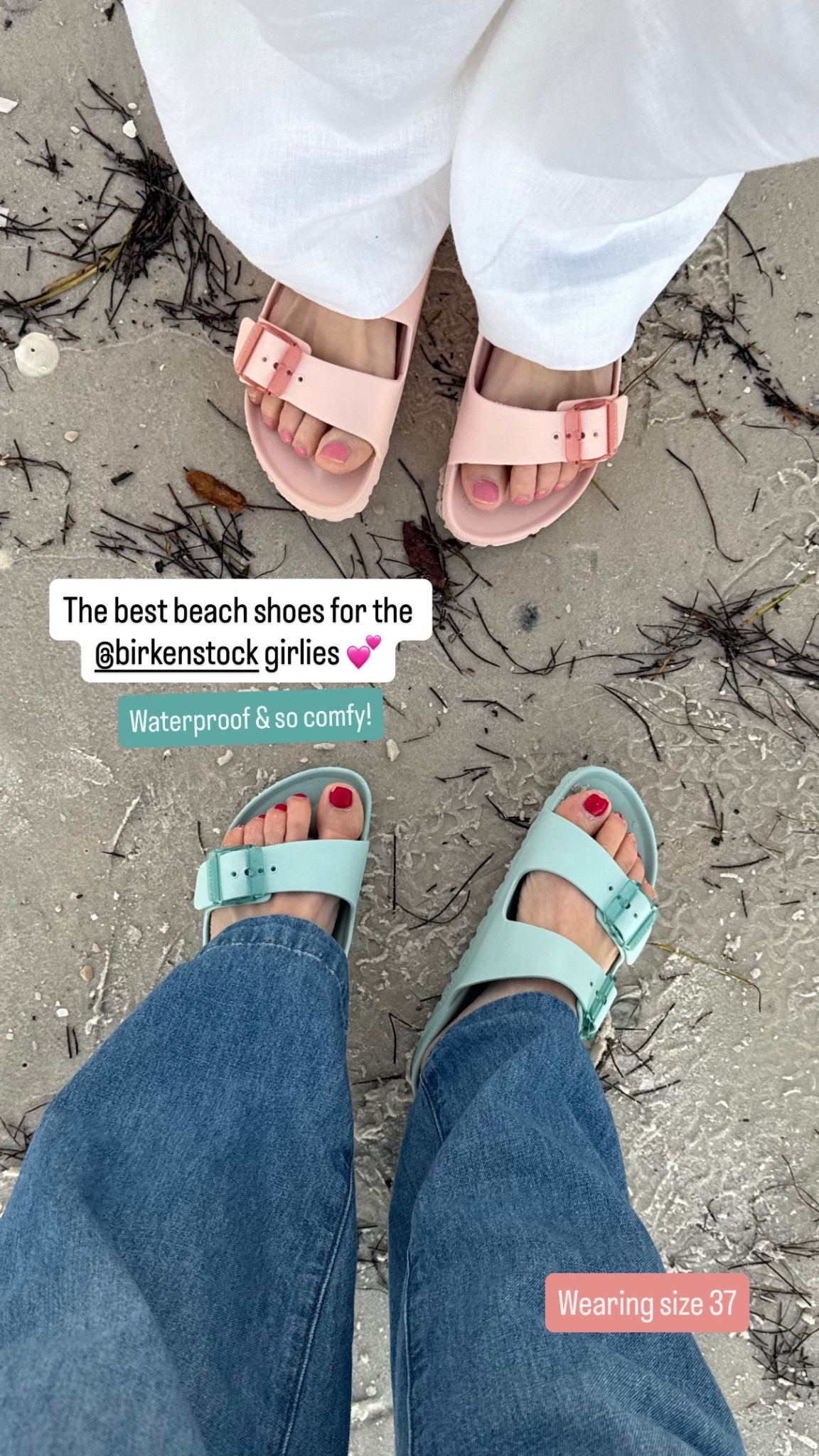 Birkenstock waterproof beach shoes!
Wearing 37 (usually 6.5-7)
Under $60



#LTKPetite #LTKTravel #LTKSaleAlert