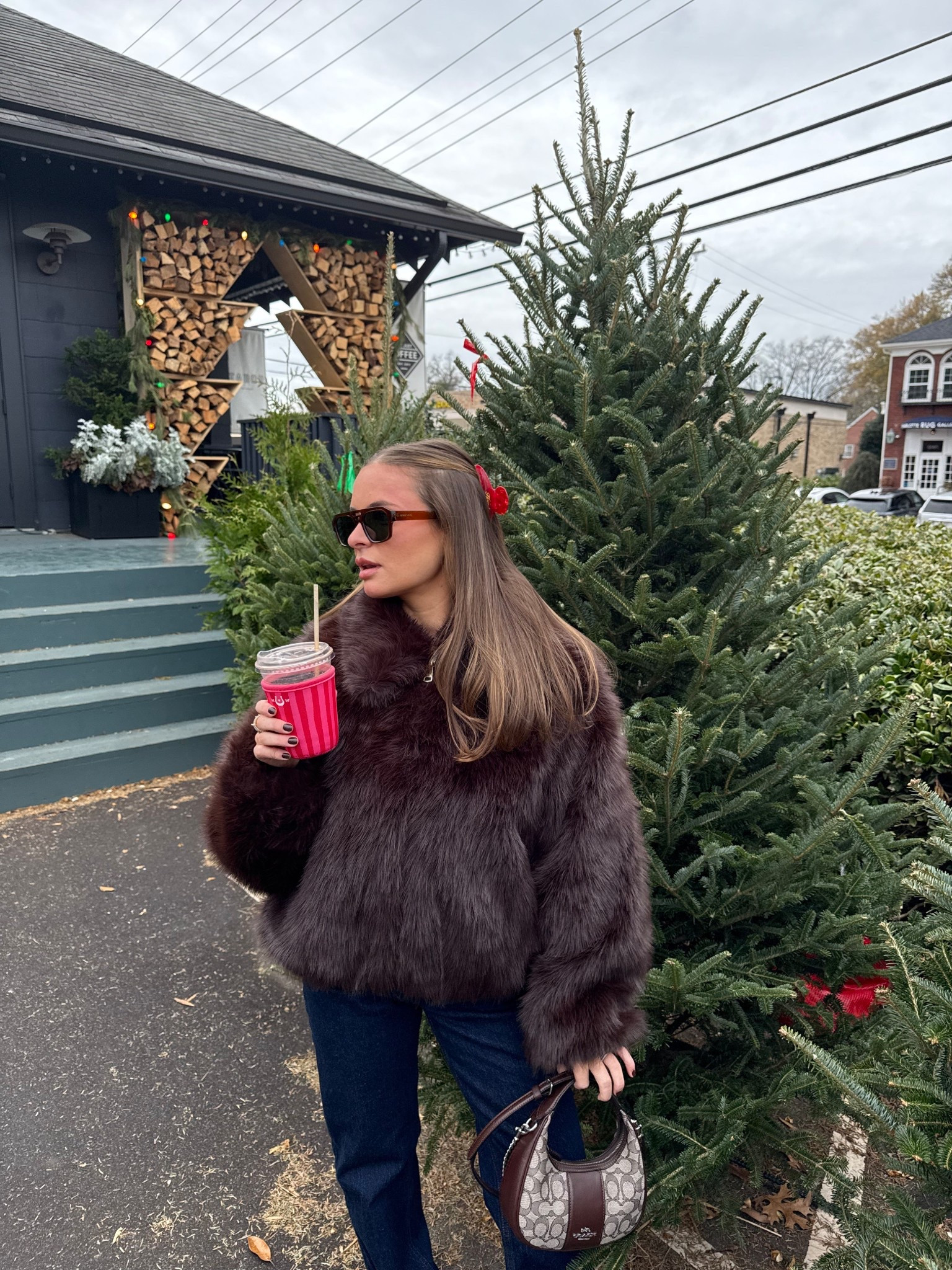 Winter outfit inspo | fur coat 