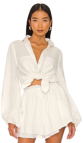 Jacinta Shirt in White | Revolve Clothing (Global)
