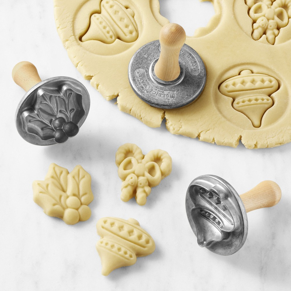 Nordic Ware Holiday 3D Cookie Stamps, Set of 3 | Williams-Sonoma