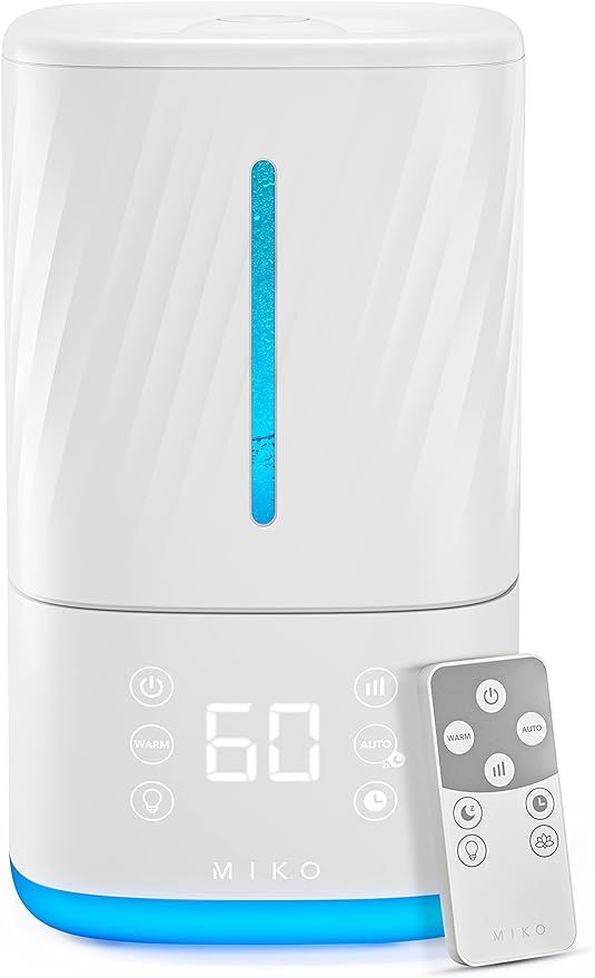 Myst Ultrasonic Humidifier Mist Vaporizer With Water Filter, Whisper Quiet Operation, Patented No... | Amazon (US)