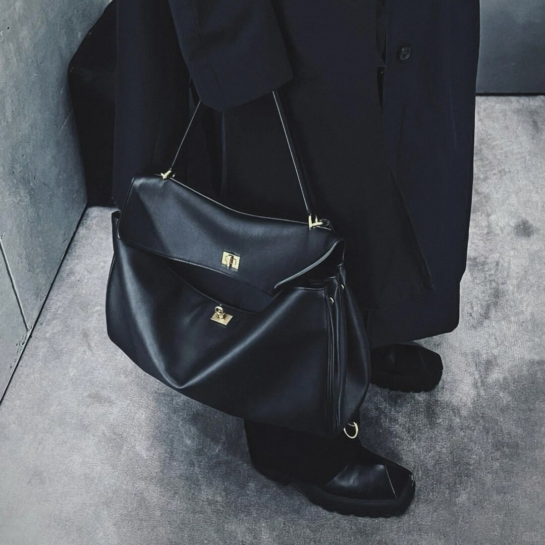 Large Leather Tote Bag, Minimalist Tote Bag, Leather Shoulder Bag - Etsy | Etsy (US)