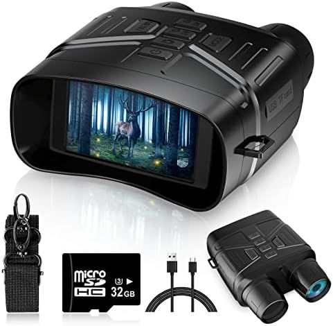 Amazon.com: Fvtga Night Vision Goggles - 4K Night Vision Binoculars for Adults, 3'' Large Screen ... | Amazon (US)