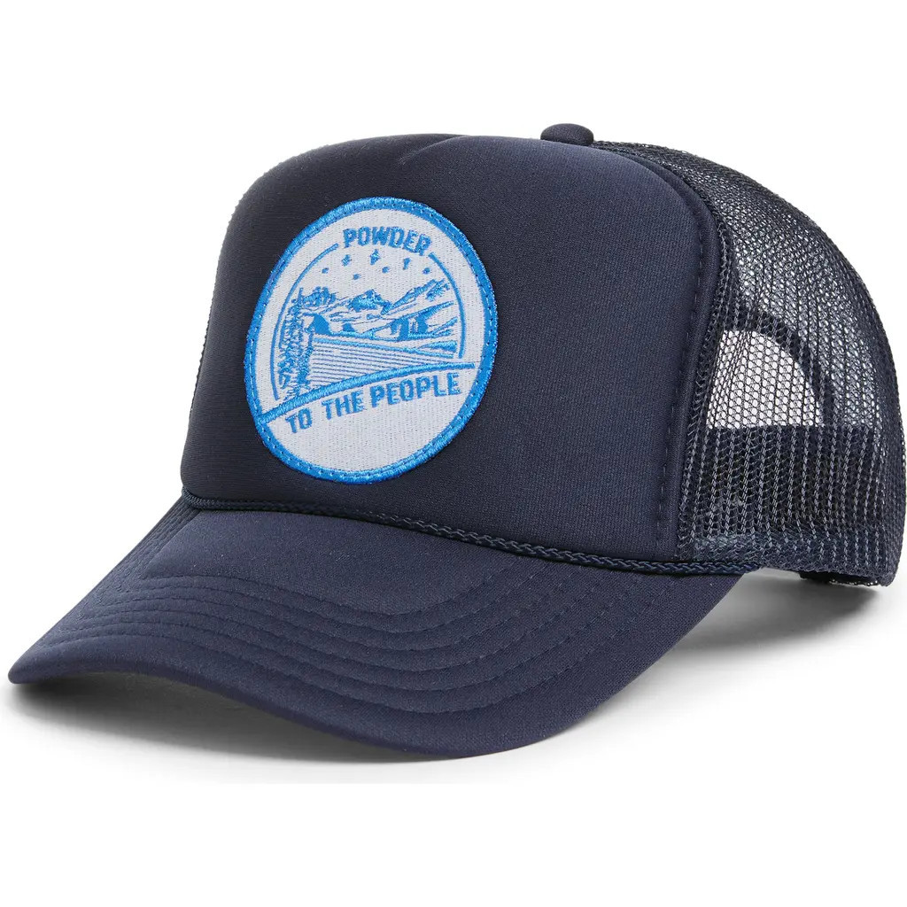 Friday Feelin’ Powder to the People Trucker Hat in Navy at Nordstrom | Nordstrom
