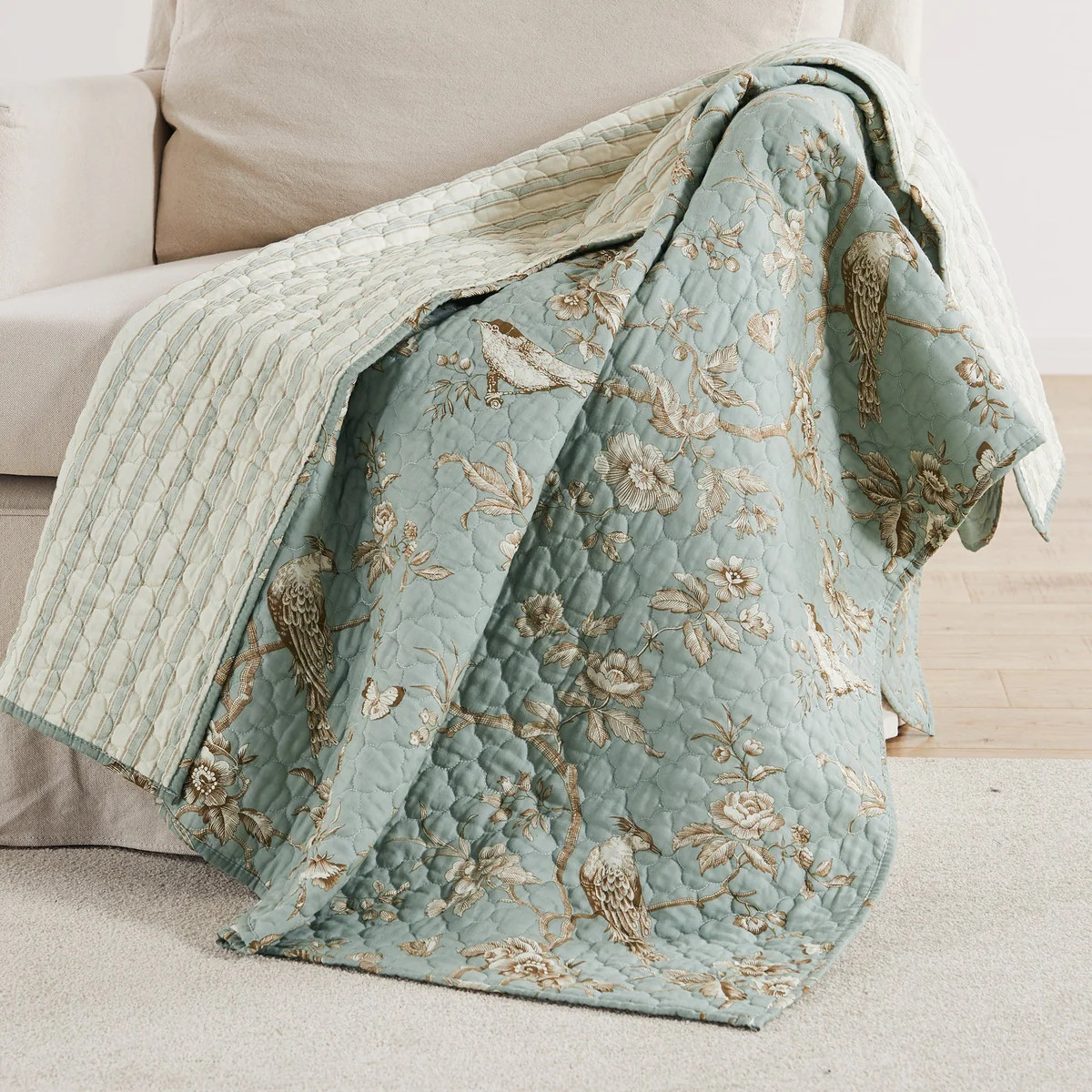 Lyon Teal Throw | Levtex Home