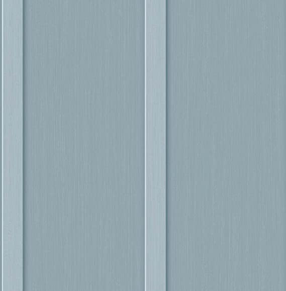 NextWall Faux Board and Batten Peel and Stick Wallpaper (Blue Stream) | Amazon (US)