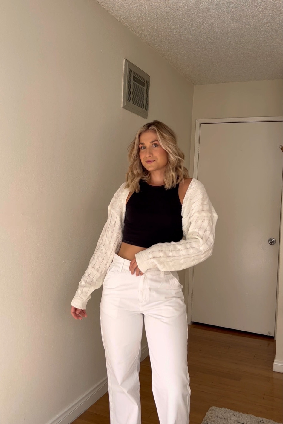 Knit shrug is a medium! Usually a S-M in tops. I got a medium to make it a little oversized.

#LTKsalealert #LTKunder50 #LTKunder100