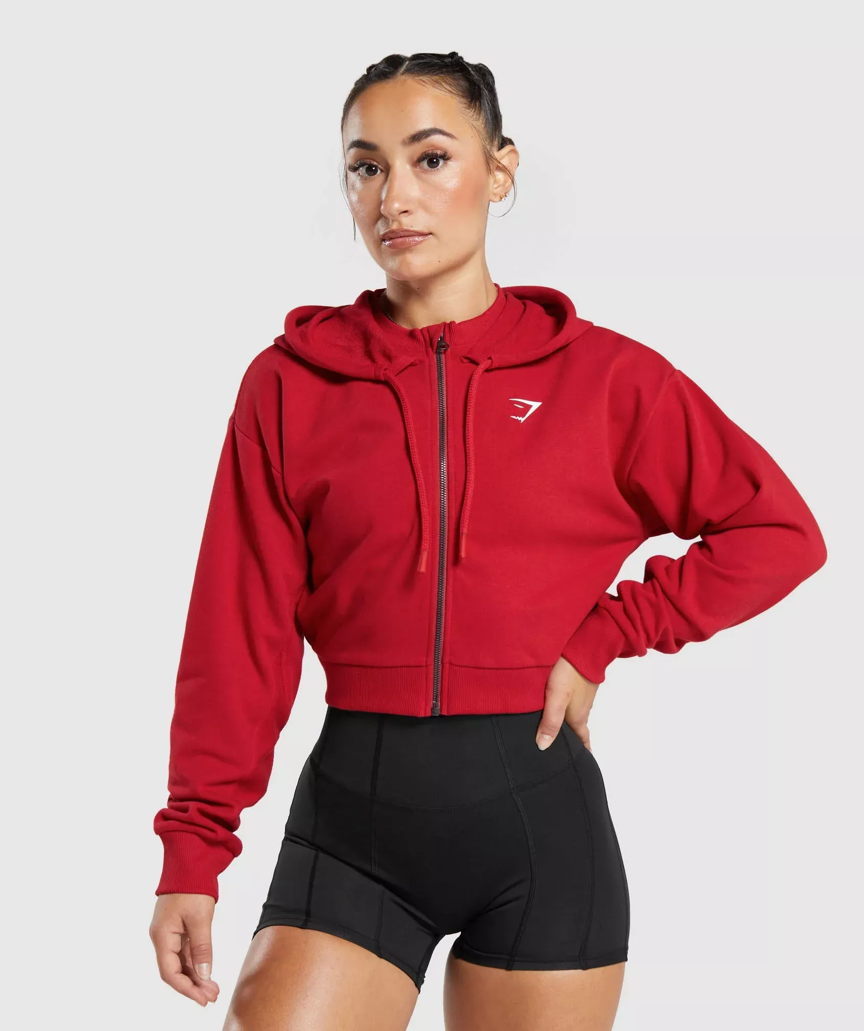 Gymshark GS Power Crop Zip Hoodie … curated on LTK