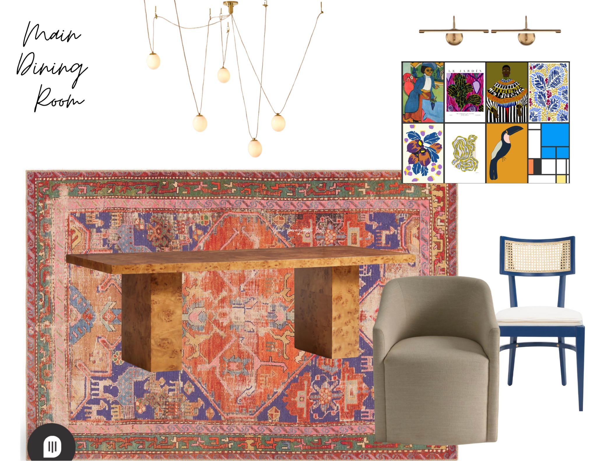 Bold Dining Room