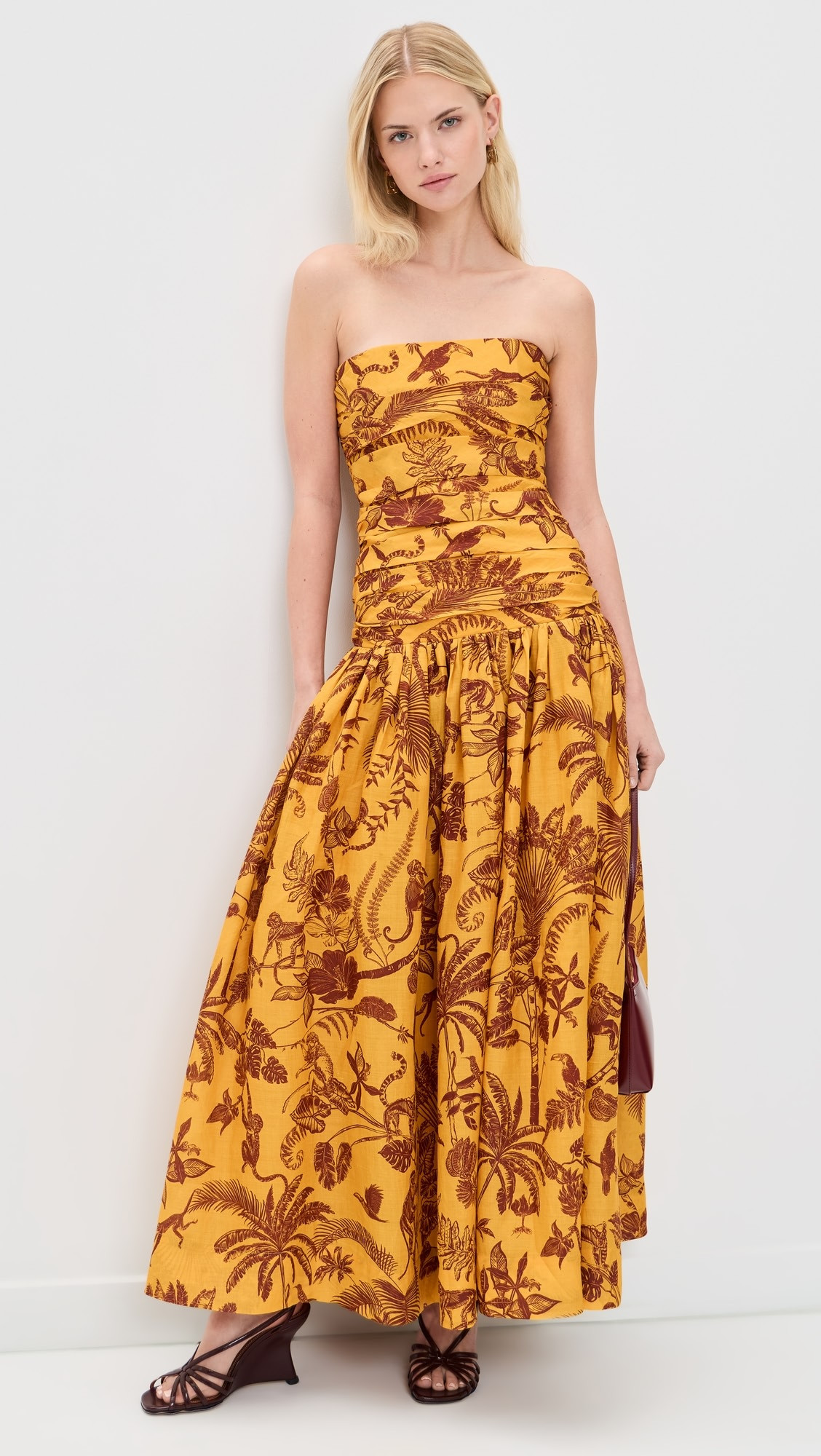 Banana Blossom Ruched Gown | Shopbop