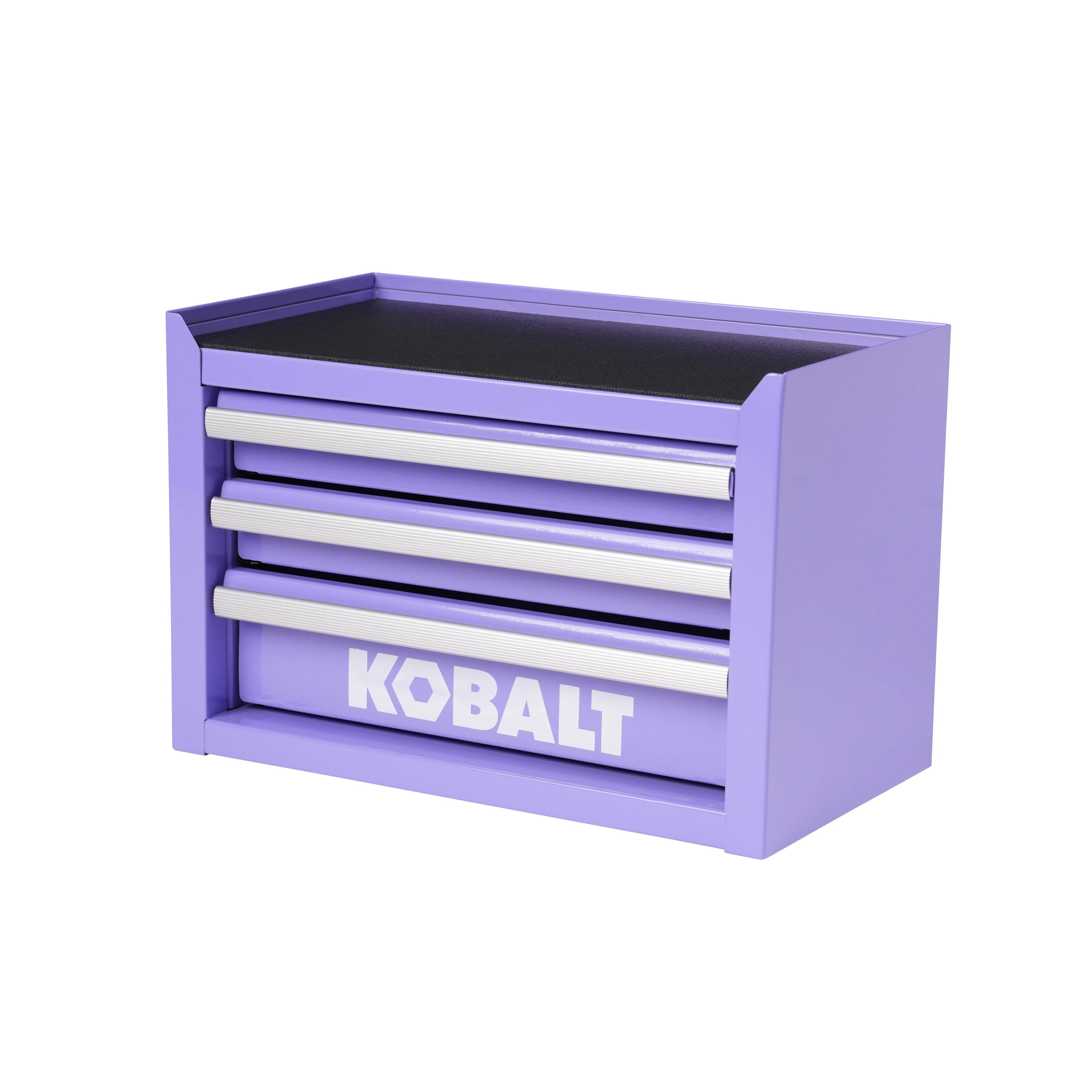 Kobalt Portable Mini Toolbox 11.1-in W x 7.36-in H x 6.14-in D 3 -Drawer Lavender Steel Tool Box in Purple | 56109 | Lowe's