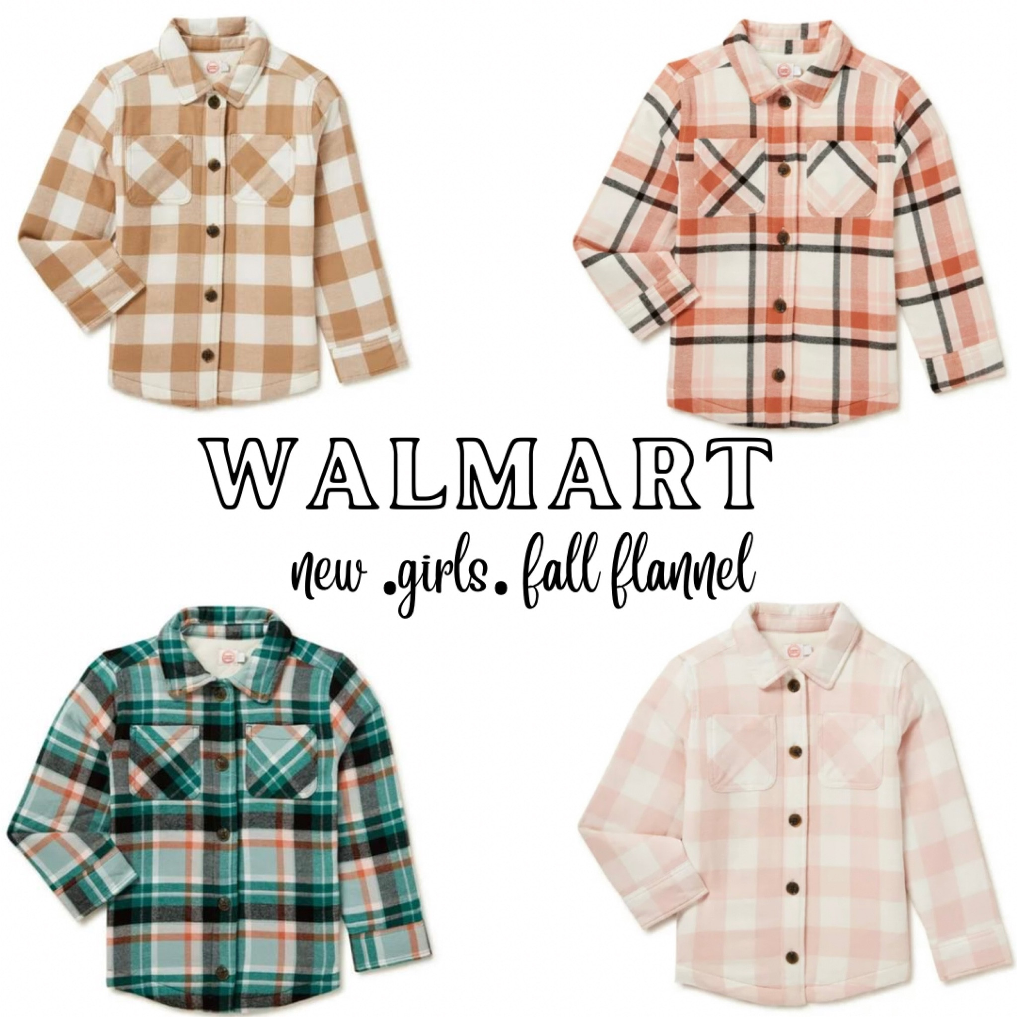 *new* girls flannel - $23 + has pockets! #walmart #walmartstyle #LTKfashion #LTKstyletip

#LTKunder50 #LTKSeasonal #LTKkids