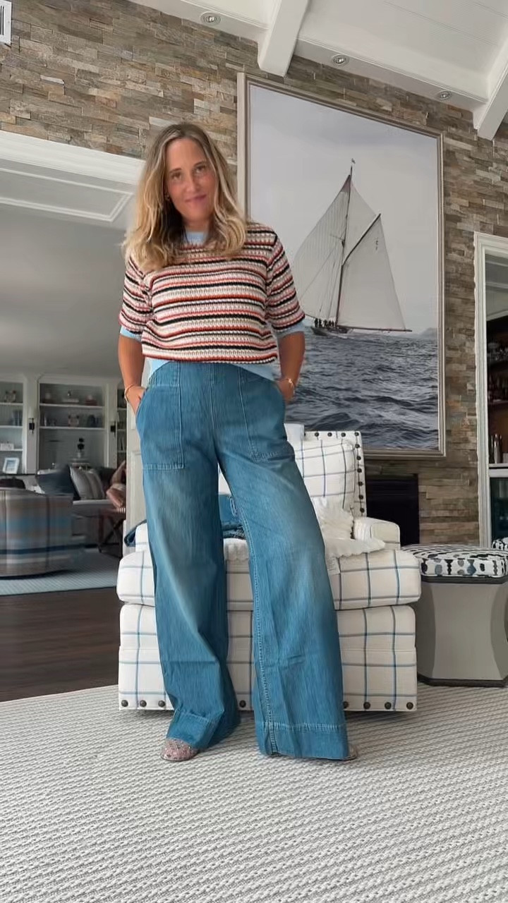 Throw on comfy free people jeans.

#LTKootd #LTKOver40