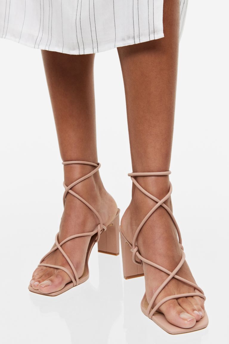 Heeled Strappy Sandals | H&M (US + CA)