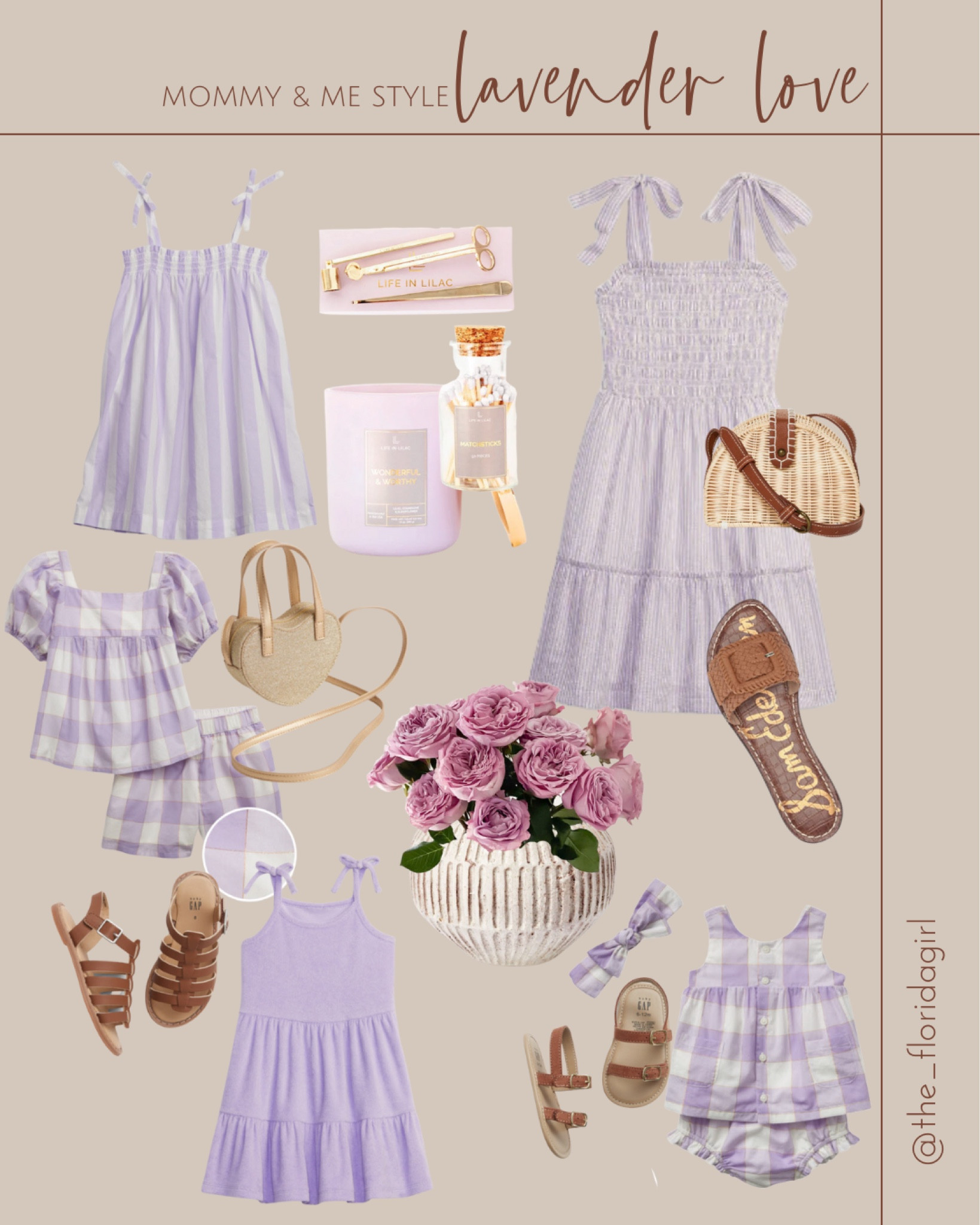Spring looks #spring #springbreak #gap #roses #candles #lifelinlilac #matches #vases #home #style #womens #dresses #mommyandme #baby #plaid #lavender #matching #sandals #woven #purse #childrens #kids #girls #wovenbag #seasonal #easter #mothersday #girlsclothes

#LTKfamily #LTKSeasonal #LTKFind