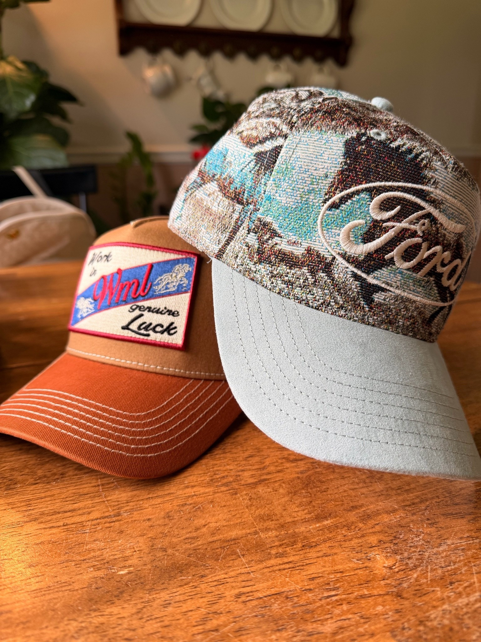 Current obsession: baseball hats 🧢

Newest additions:🏁 Ford Mustang tapestry print hat with the suede brim because this thing is ridiculously good in person☘️ “Wish Me Luck” hat from Urban Outfitters which honestly feels accurate for daily life lately

Linked both in my LTK before I pretend I don’t already want more.

#LTKStyle #LTKFinds #UrbanOutfitters #FordMustang #BaseballCap

#LTKdayinmylife #LTKootd #LTKgrwm