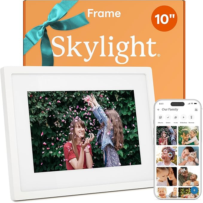 Skylight Digital Picture Frame - WiFi Enabled with Load from Phone Capability, Touch Screen Digit... | Amazon (US)
