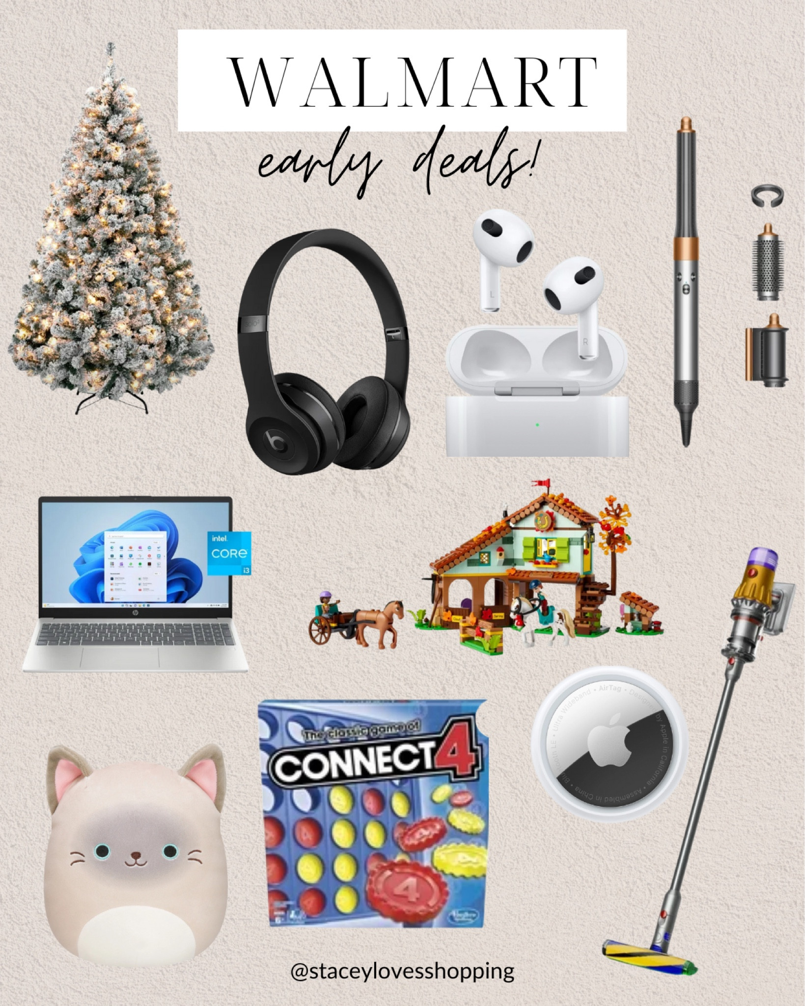 Walmart early Black Friday deals! $69 beats headphones, $19 apple AirTags, $5 squishmallows, $5 board games, $220 off Dyson vacuum, Dyson air wrap on deal!

#LTKCyberWeek #LTKSaleAlert #LTKHoliday