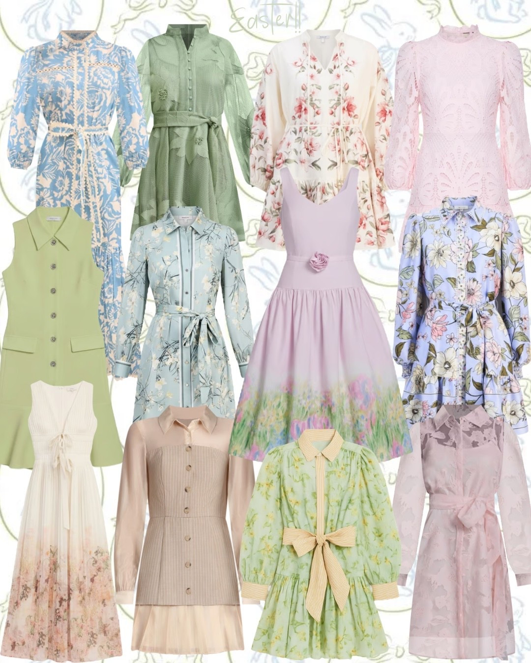 Easter Style Guide #Eastersoutfits
#easterstyleguide #eastercolors #pasteldresses 