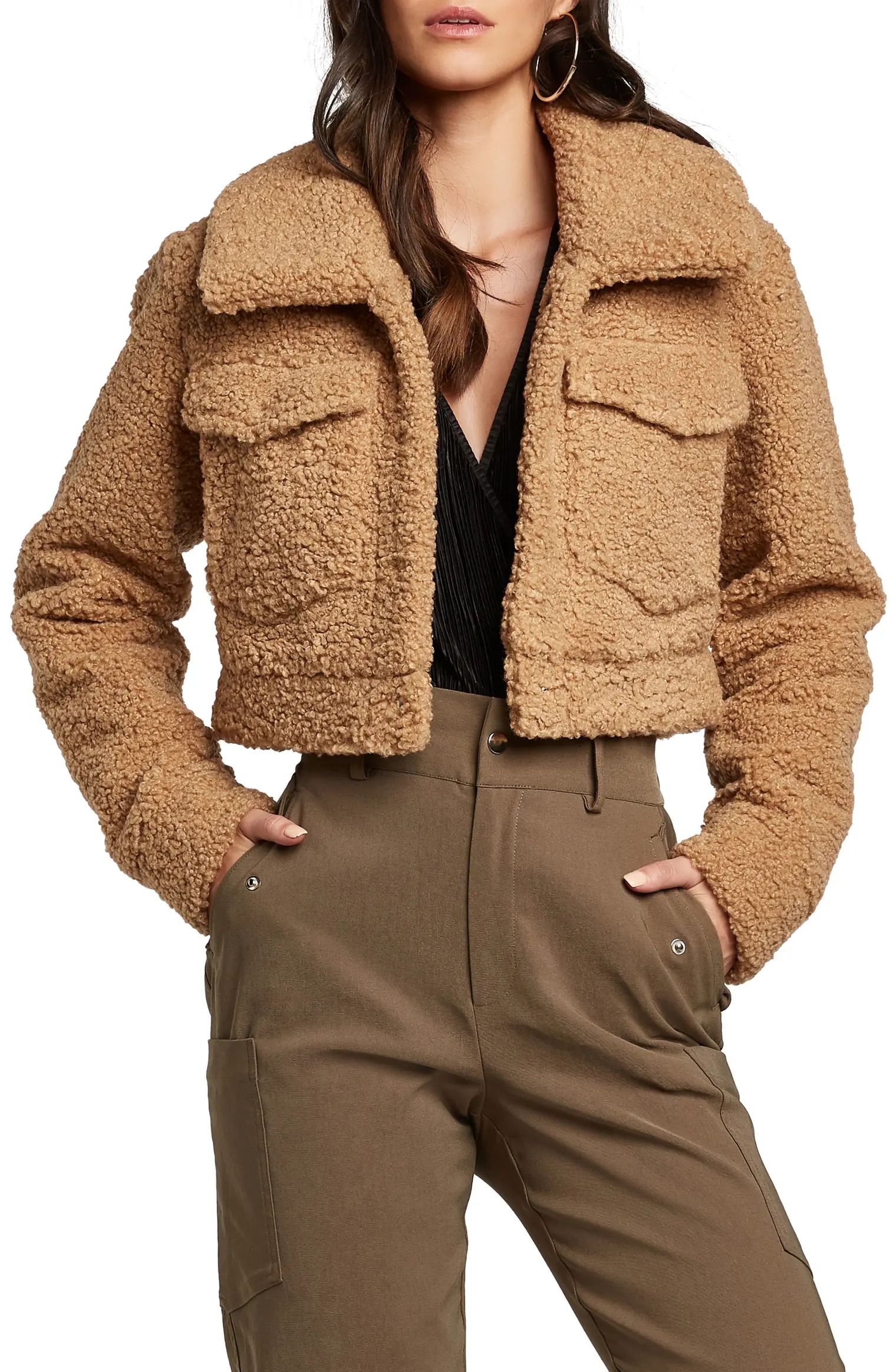 Crop Fleece Jacket | Nordstrom