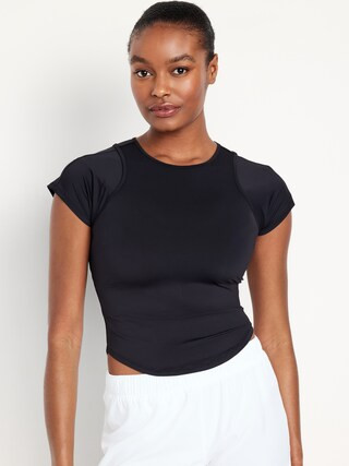 FlowForm Crop Cutout-Back Top | Old Navy (US)