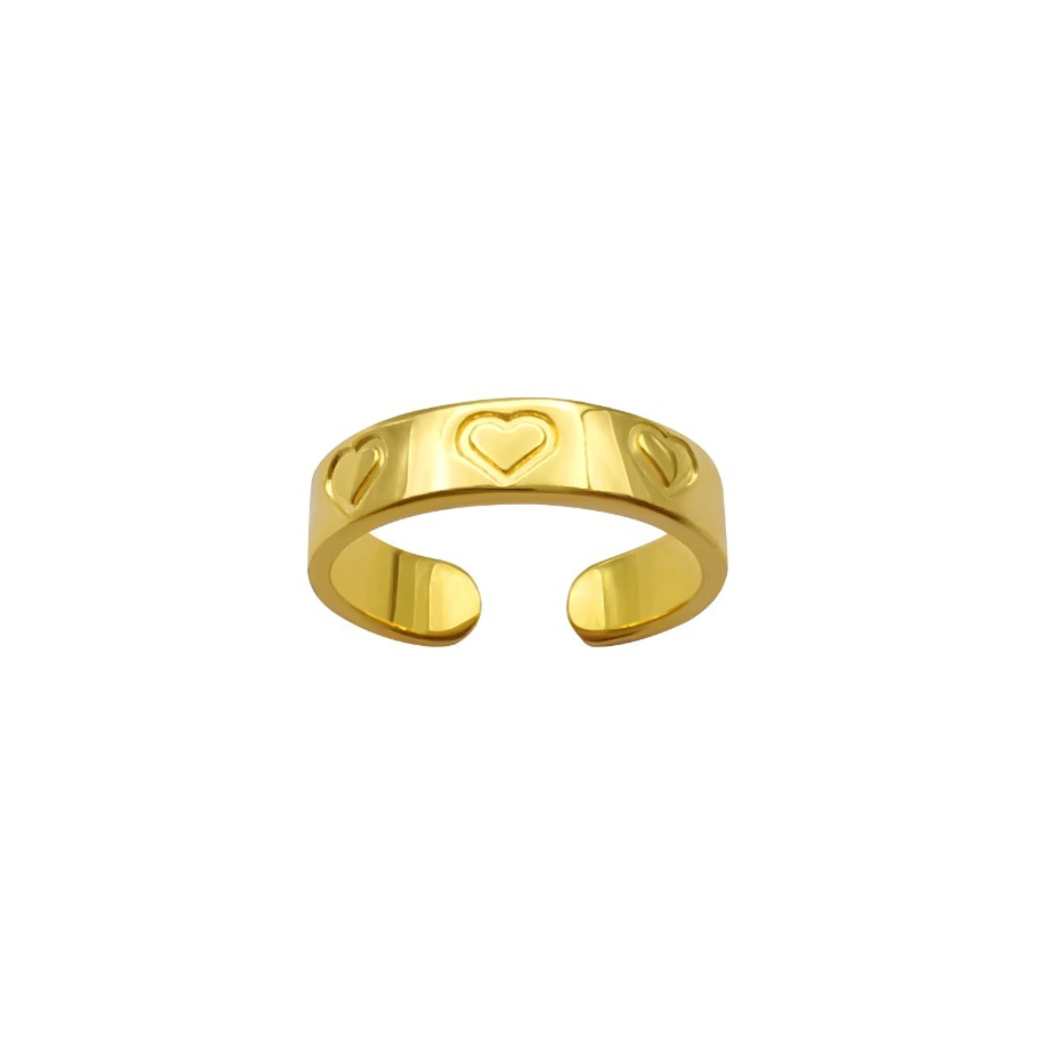 Amoure Toe Ring | Gold | Jaz Hand Made (Global)
