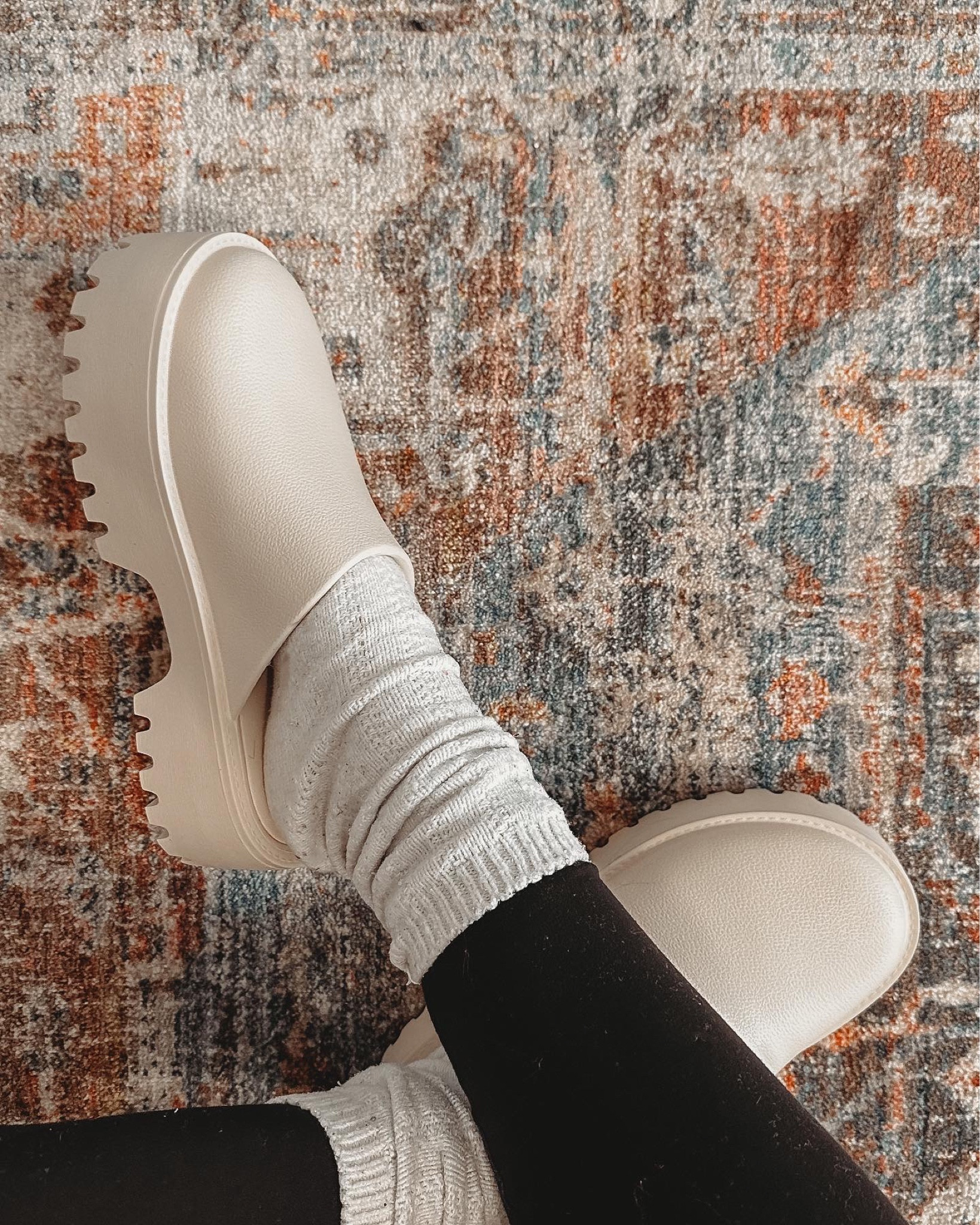These Target mules are pure gold 🙌🏻 I was SO excited to try them on that I just threw them on with what I was wearing at the time—but in full transparency, I don’t hate it & I’d probably wear these with leggings, cozy socks & an oversized sweatshirt out in public…don’t judge 😬  I really bought them to wear with my BF Jeans so stay tuned to see how I style these 💁🏼‍♀️

They’re a slightly less expensive version of the Jeffrey Campbell clog & a STEAL compared to the $550 Gucci’s—they run TTS in my opinion. 

Shop link in bio 👆🏻
.
.
.
.
#target #targetfashion #clog #clogs #mules #shoeaddict #shoeinspo #shoestagram #shoes #shoestyle #dupe #designershoesforless #targetstyle #targetdeals #targetfinds #targetmom #targetlife #targetlove

#LTKstyletip #LTKfit #LTKshoecrush
