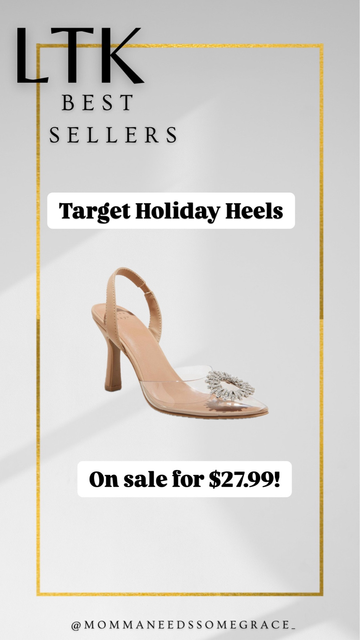 Weekly most sold items- Target heels! 30% off ends TODAY! 11/9

#LTKSaleAlert #LTKFindsUnder100 #LTKHoliday