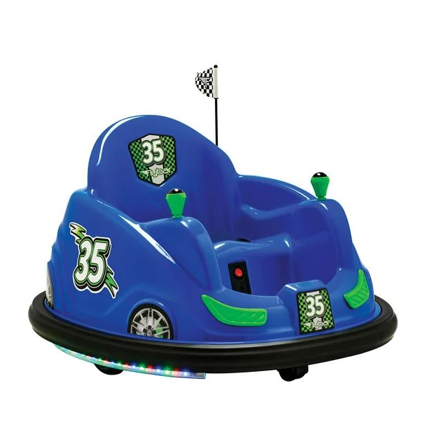 Flybar 6V Bumper Car, Battery Powered Ride On, Fun LED Lights, Includes Charger, Blue | Walmart (US)