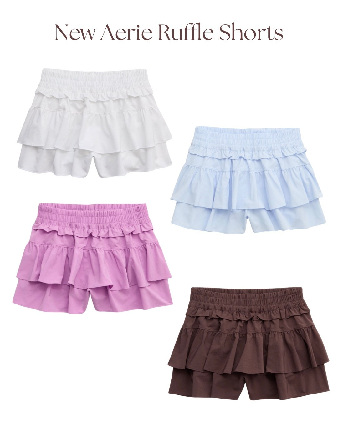 New Offline By Aerie Ruffle Shorts!

#activewear #aerie #newarrivals

#LTKActive #LTKfitnessgoals #LTKSeasonal