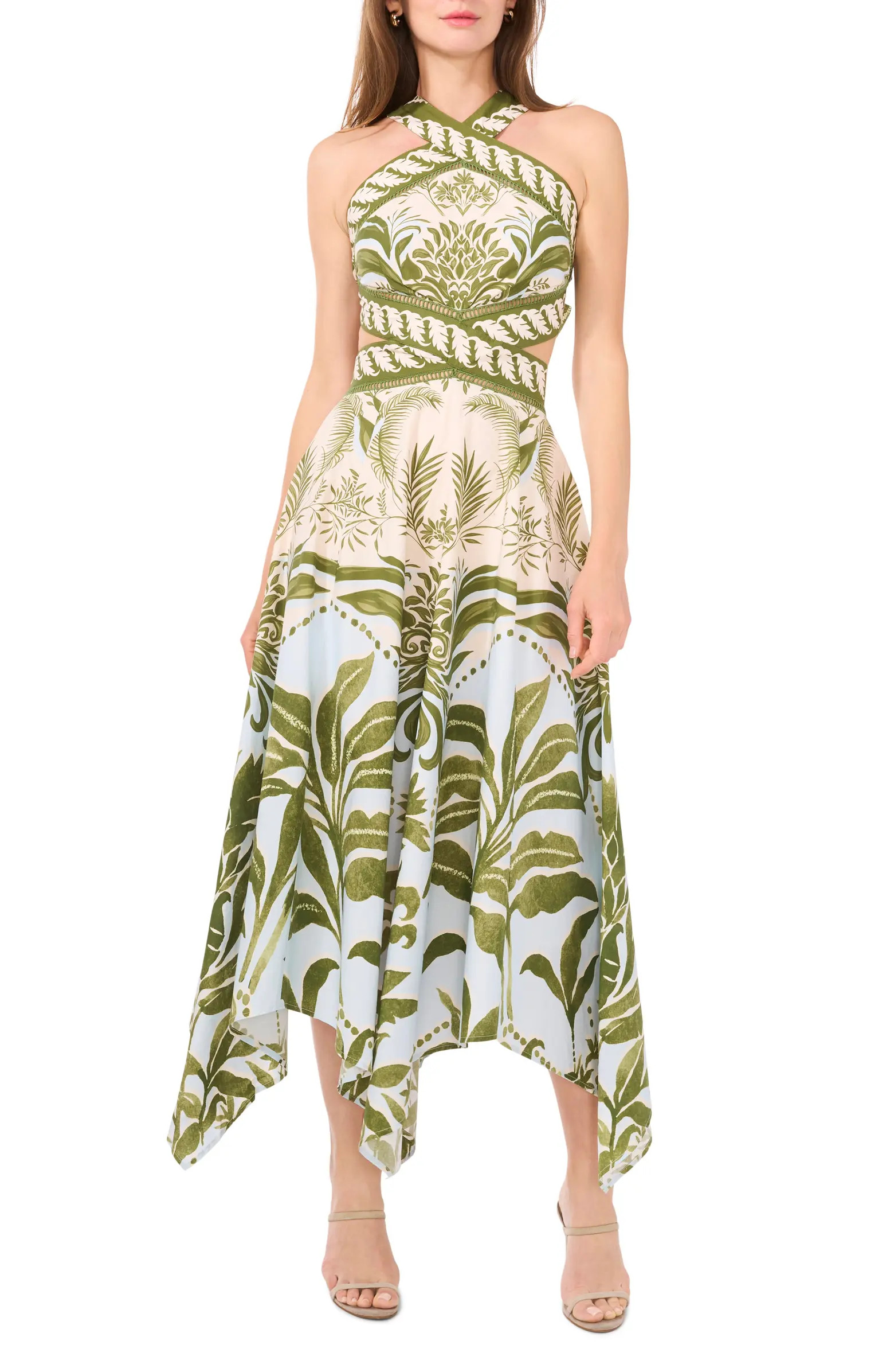 The Fergie Handkerchief Hem Maxi Dress | Nordstrom