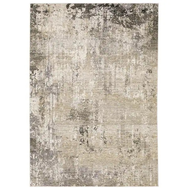 Style Haven Nelson Distressed Abstract Beige/ Grey Indoor Area Rug - Bed Bath & Beyond - 35738022 | Bed Bath & Beyond