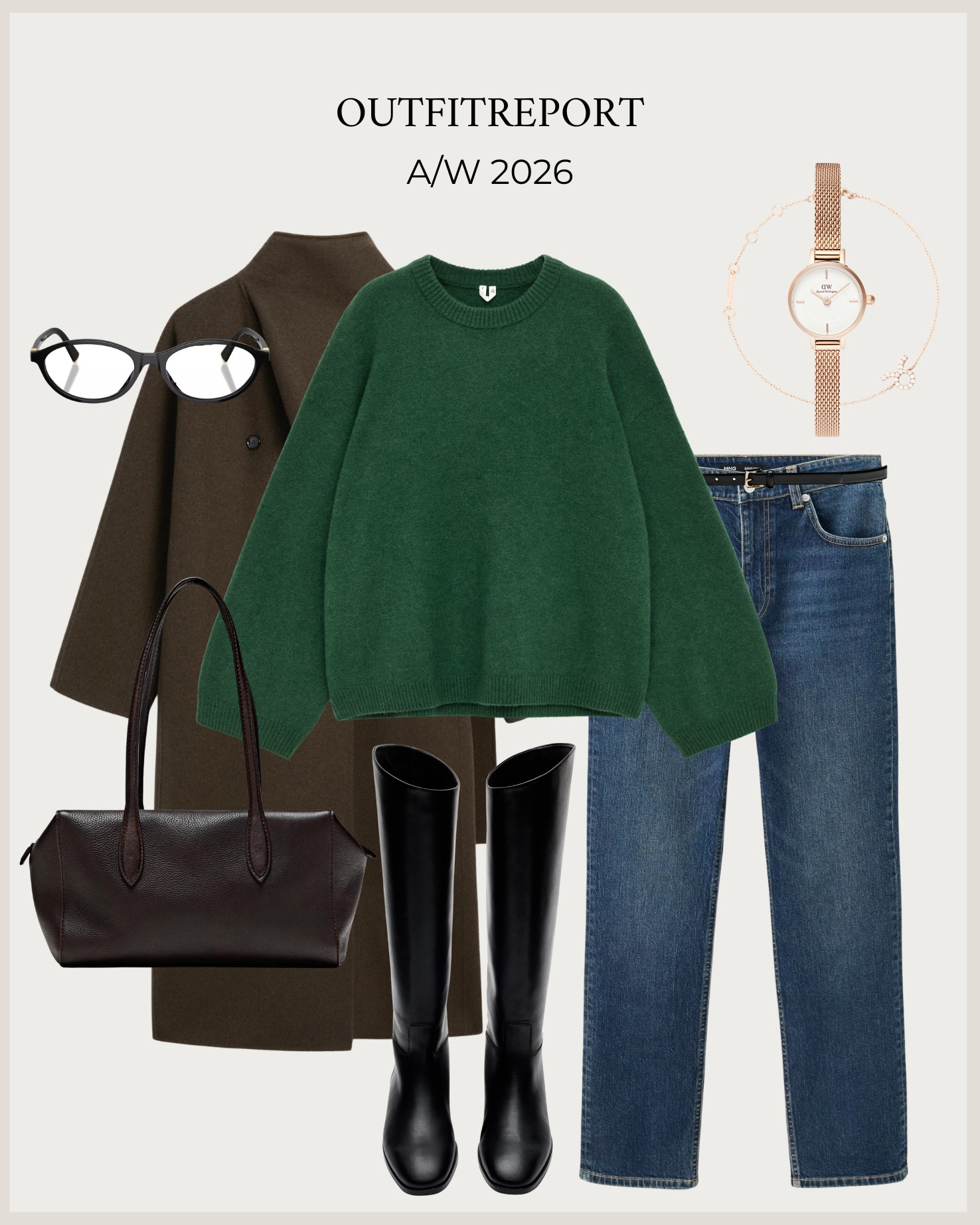 Autumn winter jeans green sweater brown coat

#LTKeurope #LTKstyletip #LTKautumn
