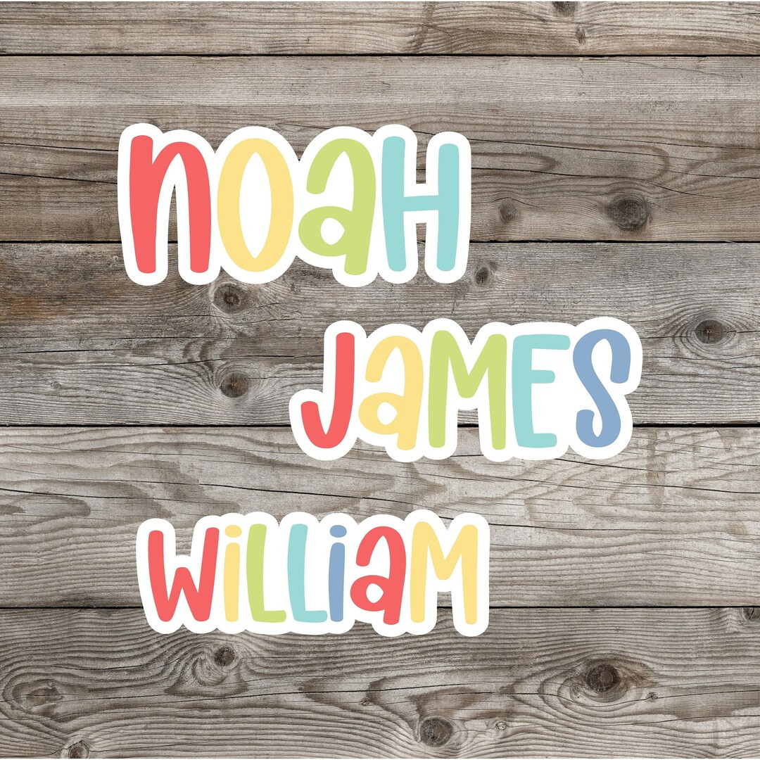Personalized Name Sticker | Water Bottle Sticker | Custom Name Sticker | Kids Water Bottle Sticke... | Etsy (US)