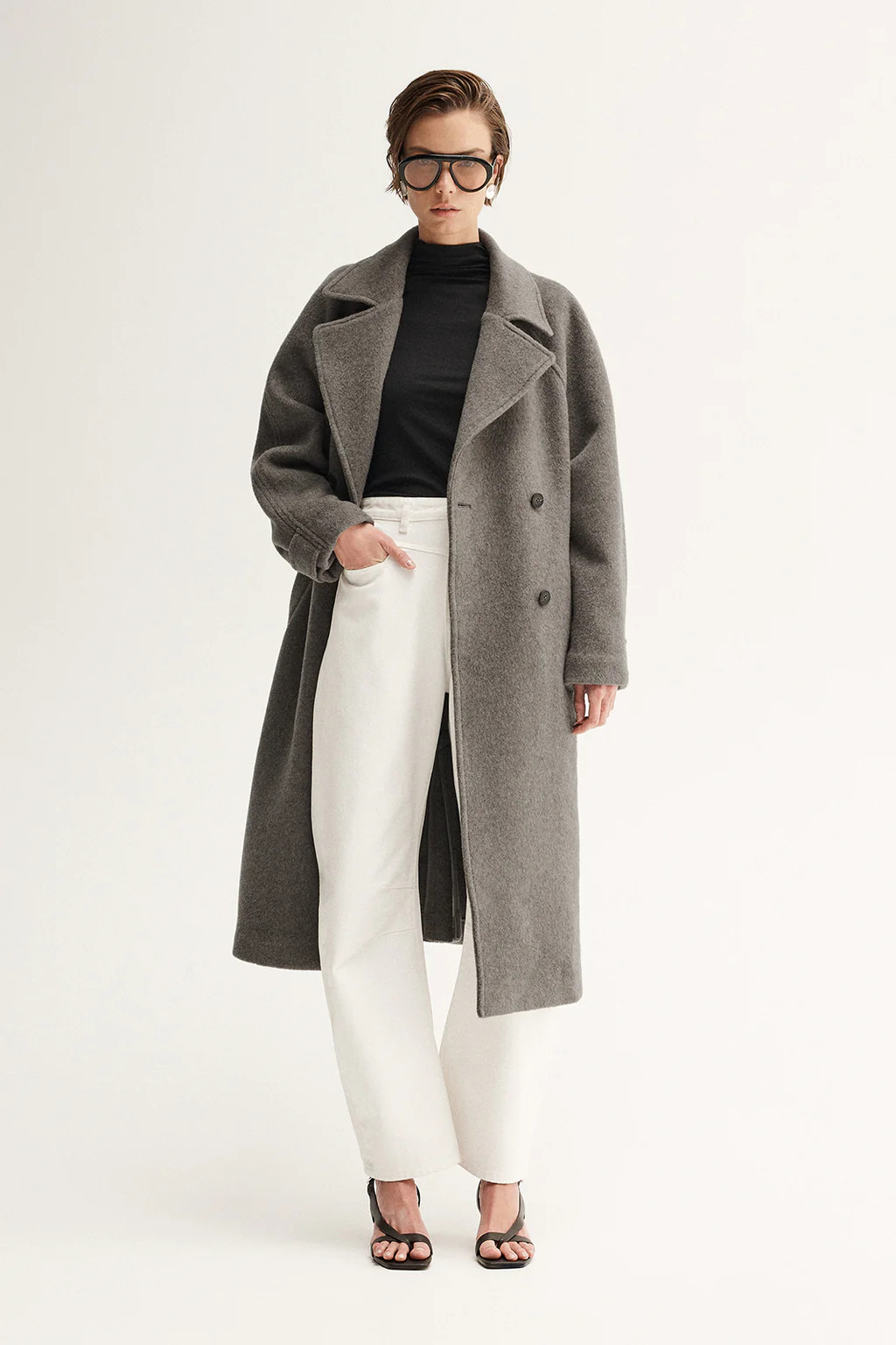 Montana Coat Warm Grey | Elka Collective (AU, UK, US, NZ)