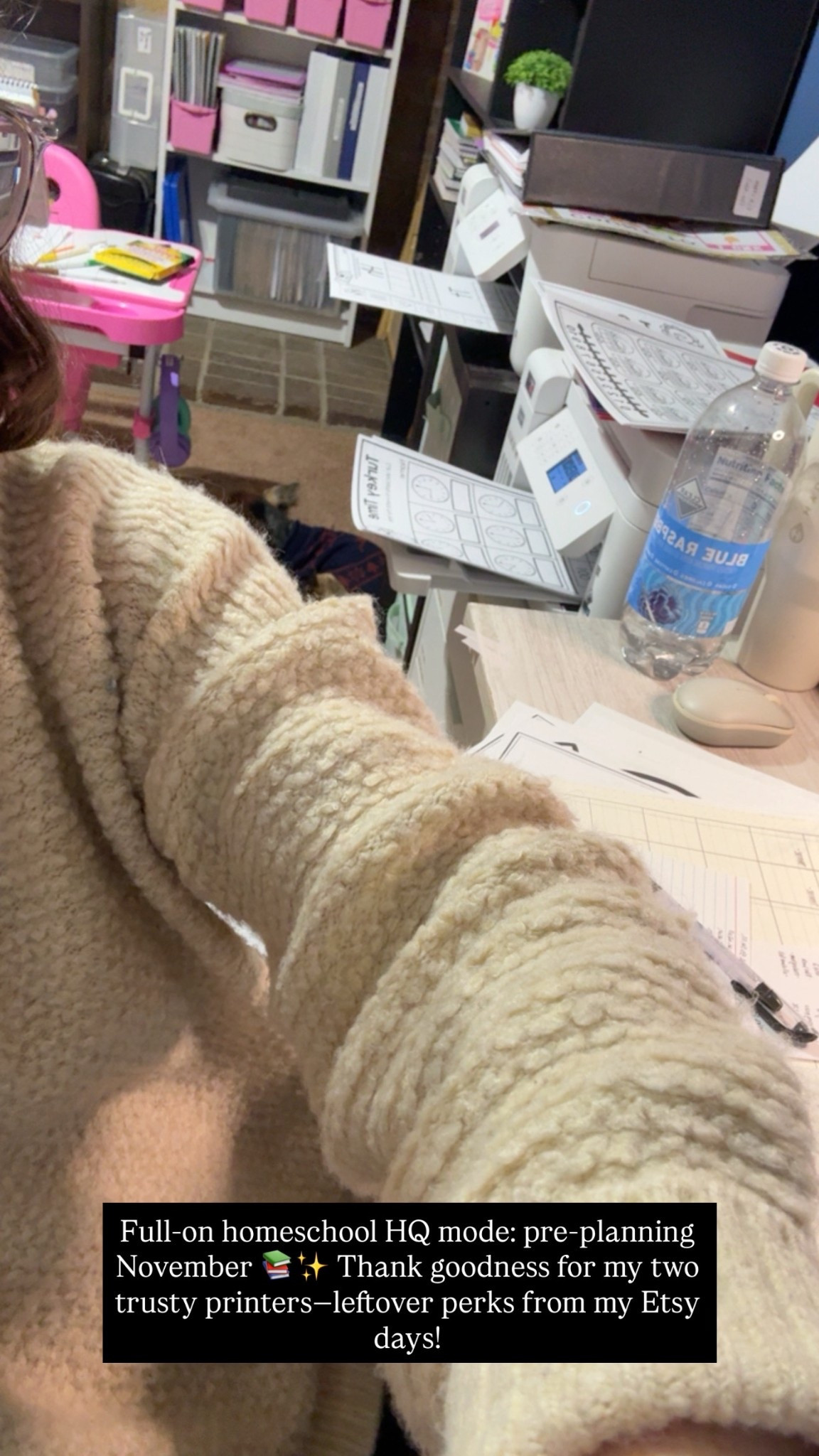 Prepping for a smooth homeschool month! 📚✨ I’m printing out lessons, activities, and checklists for November—thank goodness I have two trusty printers (leftover from my Etsy days 😉). Everything I use is linked so you can get set up too!

#LTKFamily #LTKHome #LTKKids