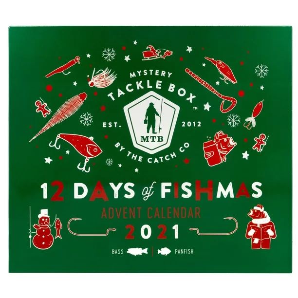 12 Days of Fishmas Holiday Fishing Advent Calendar - Walmart.com | Walmart (US)