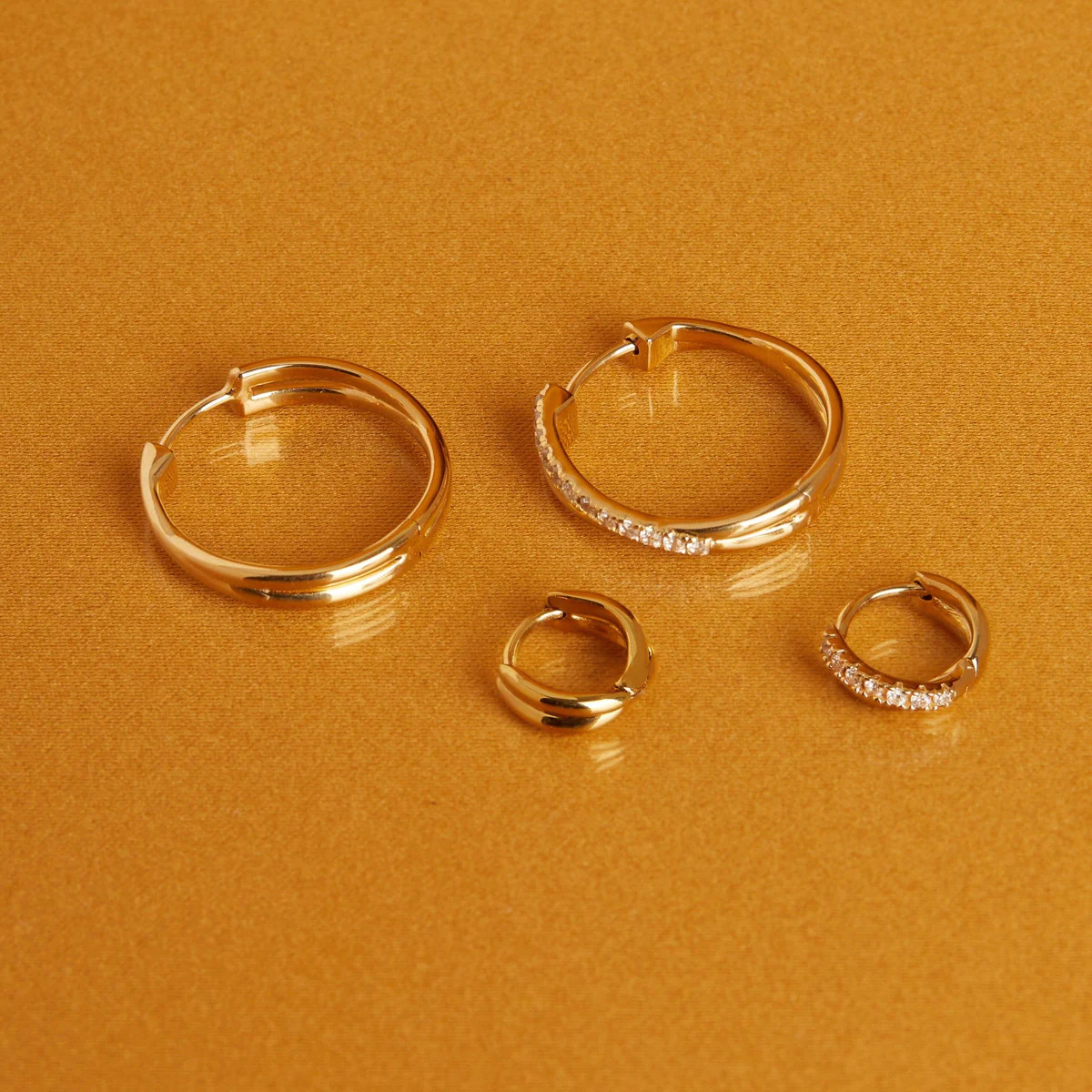 Crossover Hoop Earrings | AUrate New York