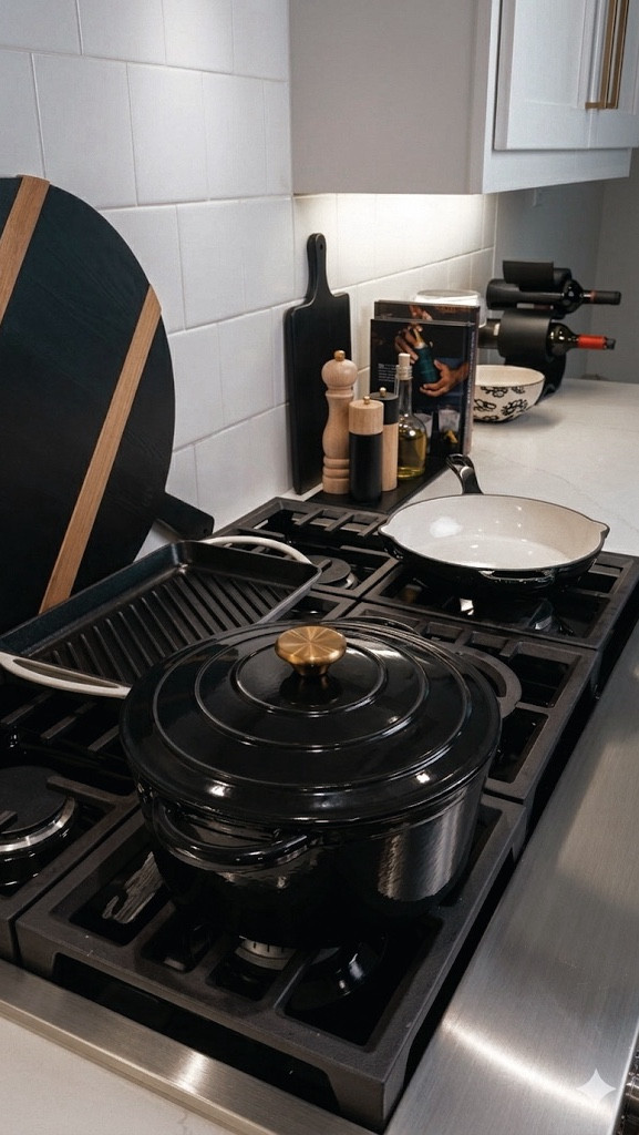 Kitchen finds I’m loving this week 🤍

I’m always losing measuring spoons, so these double-sided magnetic spoons are a must. Compact, space-saving, and way too good.

And these modern cast iron cookware finds from @World Market? So aesthetic, affordable, and perfect for my black-and-white kitchen.

Everything is linked on LTK

#kitchenfinds #cookware #amazonfinds #worldmarket #homedecor 

#LTKHome