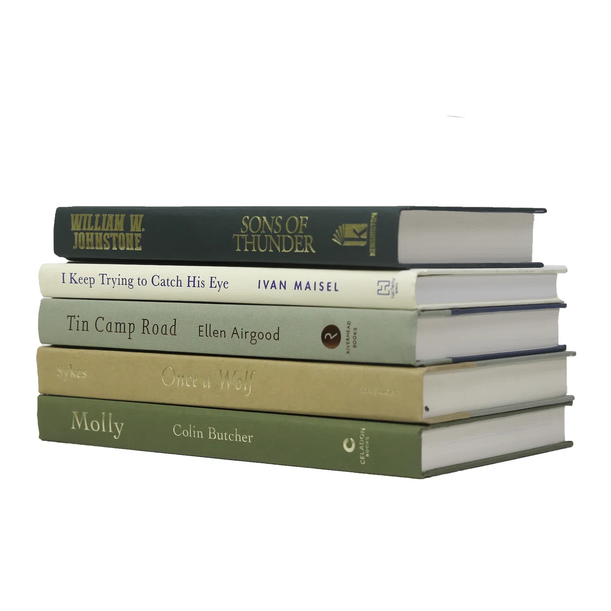 Heulwen Decorative Books - Savannah Book Stack - 5 Green Books | Wayfair North America