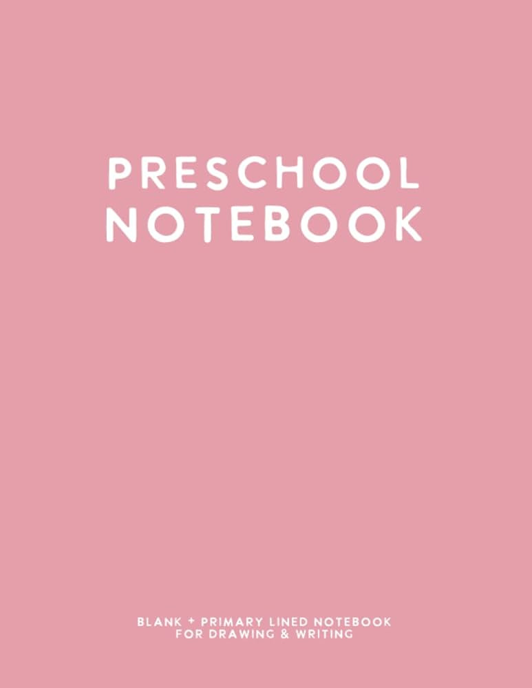 Preschool Notebook: Light Pink Draw and Write Journal by schoolnest | Amazon (US)