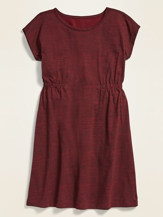 Waist-Defined Patterned T-Shirt Dress for Girls | Old Navy (US)